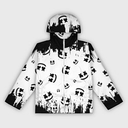 Ветровка с капюшоном женская MARSHMELLO МАРШМЕЛЛОУ, цвет: 3D-белый