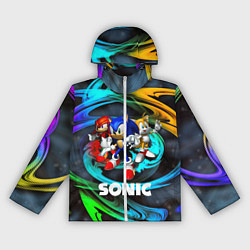 Ветровка с капюшоном женская SONIC TRIO, цвет: 3D-белый