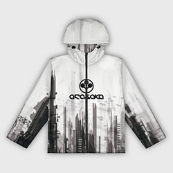 Ветровка с капюшоном женская Cyberpunk 2077 Arasaka, цвет: 3D-черный