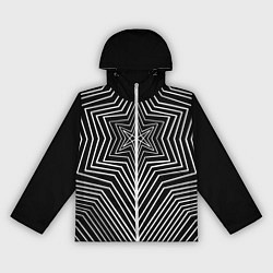 Ветровка с капюшоном женская BRING ME THE HORIZON DARK, цвет: 3D-белый