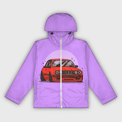 Ветровка с капюшоном женская БМВ Пандем, цвет: 3D-белый