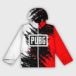Ветровка с капюшоном женская PUBG, цвет: 3D-белый