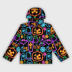 Ветровка с капюшоном женская Halloween, цвет: 3D-черный