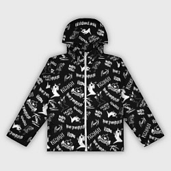Ветровка с капюшоном женская KIZARU HAUNTED FAMILY, цвет: 3D-белый