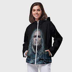 Ветровка с капюшоном женская Ведьмак 2 сезон, цвет: 3D-белый — фото 2