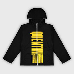 Ветровка с капюшоном женская Quentin Tarantino, цвет: 3D-белый