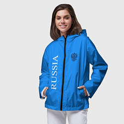 Ветровка с капюшоном женская RF FASHION, цвет: 3D-черный — фото 2