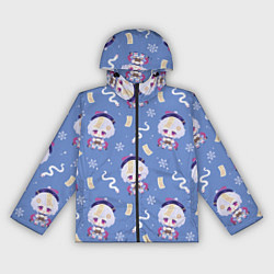 Ветровка с капюшоном женская Genshin Impact, цвет: 3D-черный