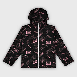 Ветровка с капюшоном женская BLACKPINK, цвет: 3D-белый