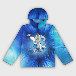 Ветровка с капюшоном женская Барбара Genshin Impact, цвет: 3D-черный