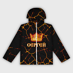 Ветровка с капюшоном женская Сергей, цвет: 3D-белый