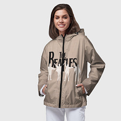 Ветровка с капюшоном женская The Beatles, цвет: 3D-черный — фото 2