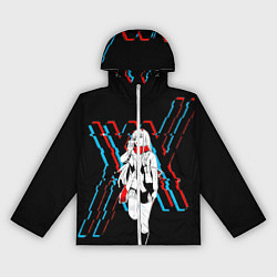 Ветровка с капюшоном женская Любимый во Франксе: XX, цвет: 3D-белый