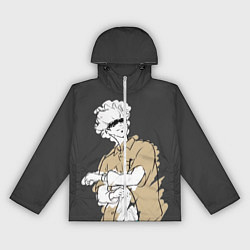 Ветровка с капюшоном женская Годжо Магическая Битва, цвет: 3D-белый