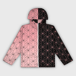 Ветровка с капюшоном женская КОСТЮМ НЕЗУКО NEZUKO, цвет: 3D-белый