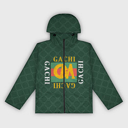 Ветровка с капюшоном женская GACHI GUCCI, цвет: 3D-черный