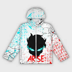 Ветровка с капюшоном женская СОН ДЖИН ВУ SOLO LEVELING, цвет: 3D-белый