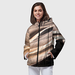 Ветровка с капюшоном женская МлеЧныЙ Путь, цвет: 3D-черный — фото 2