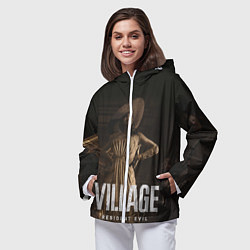 Ветровка с капюшоном женская RESIDENT EVIL VILLAGE, цвет: 3D-белый — фото 2