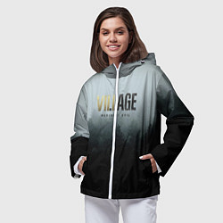 Ветровка с капюшоном женская Resident Evil Village, цвет: 3D-белый — фото 2