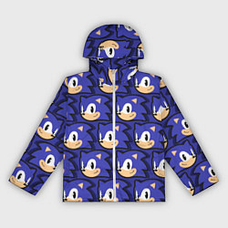 Ветровка с капюшоном женская Sonic pattern, цвет: 3D-белый