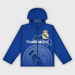 Ветровка с капюшоном женская REAL MADRID РЕАЛ МАДРИД, цвет: 3D-черный