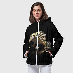 Ветровка с капюшоном женская ЭУБЛЕФАР EUBLEPHARIS, цвет: 3D-белый — фото 2