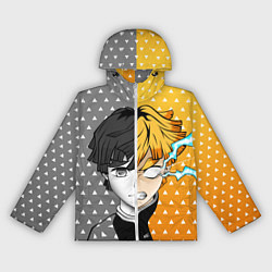 Ветровка с капюшоном женская ПУТЬ ЗЕНИЦУ КЛИНОК, цвет: 3D-белый