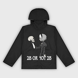Ветровка с капюшоном женская 2B OR NOT 2B, цвет: 3D-черный