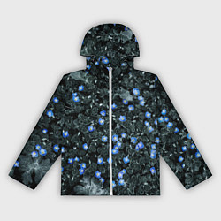 Ветровка с капюшоном женская Маленькие ЦветЫ, цвет: 3D-белый