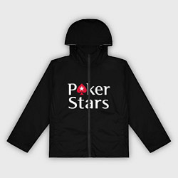 Ветровка с капюшоном женская Poker Stars, цвет: 3D-черный