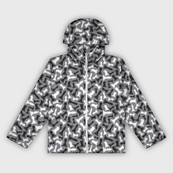 Ветровка с капюшоном женская Шахматист, цвет: 3D-белый