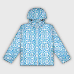 Ветровка с капюшоном женская Израиль, цвет: 3D-белый