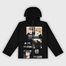 Ветровка с капюшоном женская Братья мия мию волейбол, цвет: 3D-черный