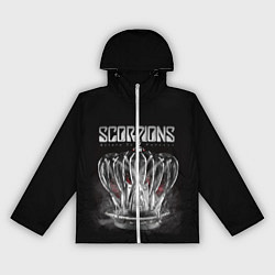 Ветровка с капюшоном женская SCORPIONS, цвет: 3D-белый