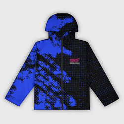 Ветровка с капюшоном женская SUBARU STI СУБАРИСТ, цвет: 3D-черный