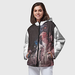 Ветровка с капюшоном женская Paul de Technoir, цвет: 3D-черный — фото 2