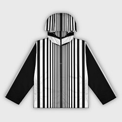 Ветровка с капюшоном женская Эффект Доплера, цвет: 3D-черный