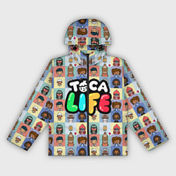 Ветровка с капюшоном женская Toca Life, цвет: 3D-черный