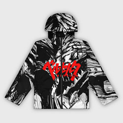 Ветровка с капюшоном женская БЕРСЕРК РИСУНОК BERSERK, цвет: 3D-черный