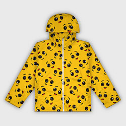 Ветровка с капюшоном женская FORTNITE BANANA FACE PATTERN ФОРТНАЙТ ЛИЦО БАНАНА, цвет: 3D-белый