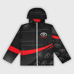 Ветровка с капюшоном женская ТОЙОТА TOYOTA RED LINES, цвет: 3D-белый