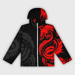 Женская ветровка КРАСНЫЙ ДРАКОН ТАТУ RED DRAGON TATTOO