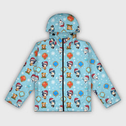 Ветровка с капюшоном женская Genshin Impact Pattern, цвет: 3D-черный