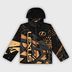 Ветровка с капюшоном женская Lexus Лексус, цвет: 3D-черный