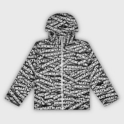 Ветровка с капюшоном женская ЯЖМАТЬ, ЯЖМАТЬ, ЯЖМАТЬ, цвет: 3D-белый