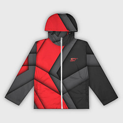 Ветровка с капюшоном женская ST FORD спина, цвет: 3D-белый