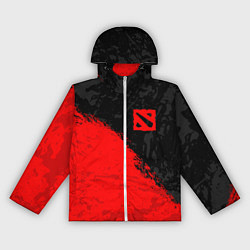 Женская ветровка DOTA 2 RED LOGO, БРЫЗГИ КРАСОК