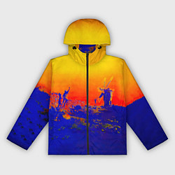 Ветровка с капюшоном женская Music from the Film More - Pink Floyd, цвет: 3D-черный