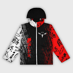Ветровка с капюшоном женская Токийские мстители Аниме Кайсуке, цвет: 3D-белый
